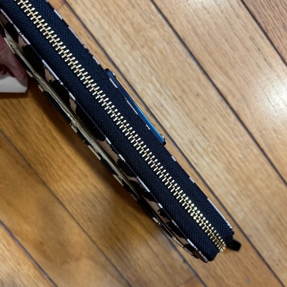 Kate Spade wallet Lacey wallet leopard print zipper NWT - Picture 8 of 11